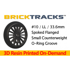 3D BrickTracks #10 Flanged Spoked Driver